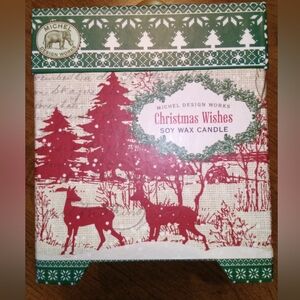 Michel Design Works Christmas Wishes 14 OZ Soy Wax Candle Forest Spruce Scented